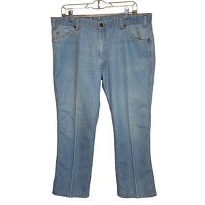 Haggar Men's Jeans Denim Size 40x30 Straight Fit Light Wash Blue Classic Pockets